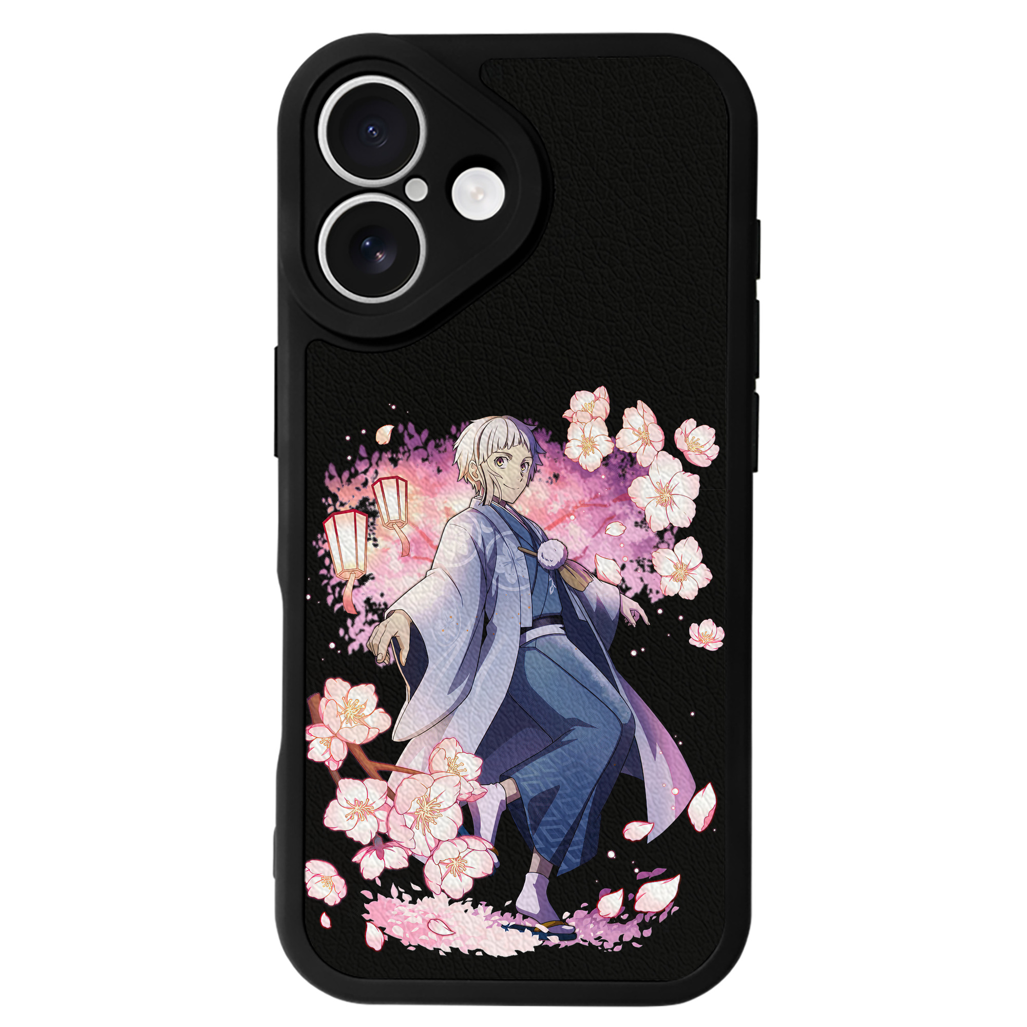 （画像用） 文豪ストレイドッグス Bungo Stray Dogs 【iPhone 16シリーズ対応】シリコンスマホケース（レザー調） 材質：シリコン